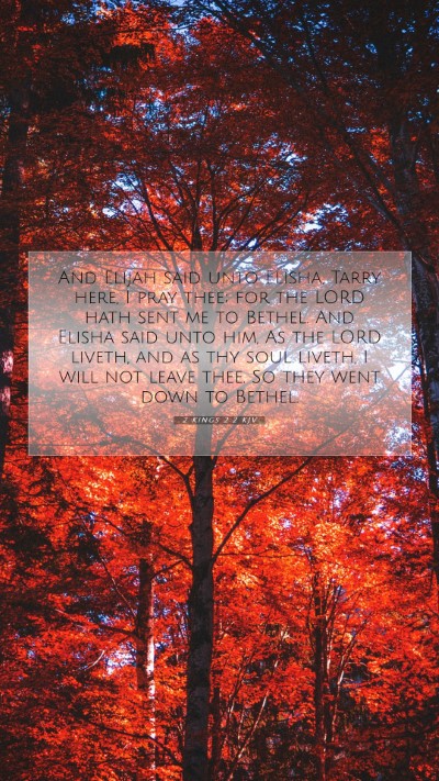 Picture 07 - 2 Kings 2:2 KJV Mobile Phone Wallpaper - And Elijah said unto Elisha, Tarry here, I pray - Mobile Bible Verse Wallpaper