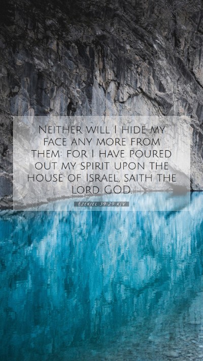 Picture 07 - Ezekiel 39:29 KJV Mobile Phone Wallpaper - Neither will I hide my face any more from them: - Mobile Bible Verse Wallpaper