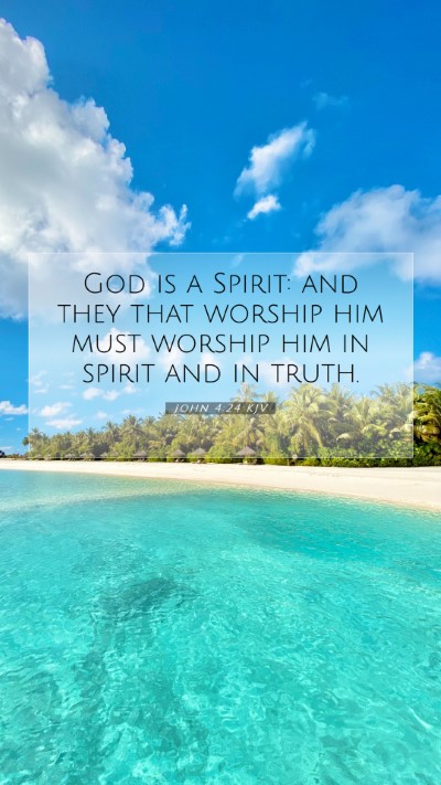 Picture 07 - John 4:24 KJV Mobile Phone Wallpaper - God is a Spirit: and they that worship him must - Mobile Bible Verse Wallpaper