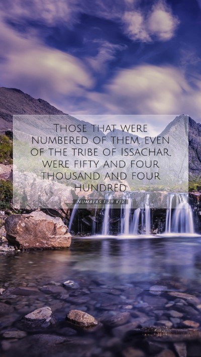 Picture 07 - Numbers 1:29 KJV Mobile Phone Wallpaper - Those that were numbered of them, even of the - Mobile Bible Verse Wallpaper