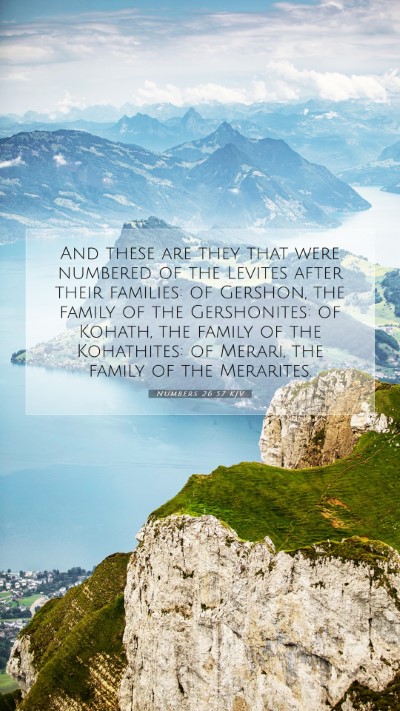 Picture 07 - Numbers 26:57 KJV Mobile Phone Wallpaper - And these are they that were numbered of the - Mobile Bible Verse Wallpaper